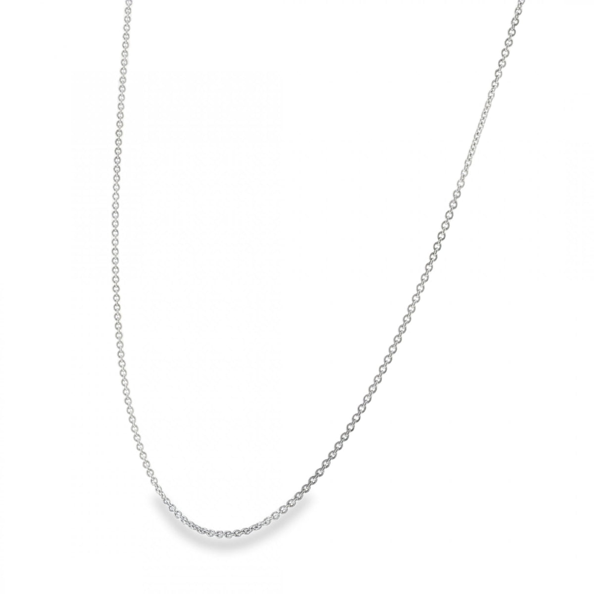950 Platinum Fine File Trace Chain - 20" - 5.7g