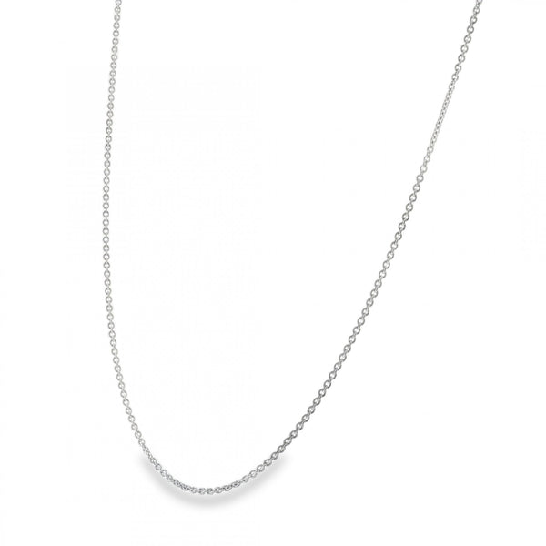 950 Platinum Fine File Trace Chain - 20" - 5.7g