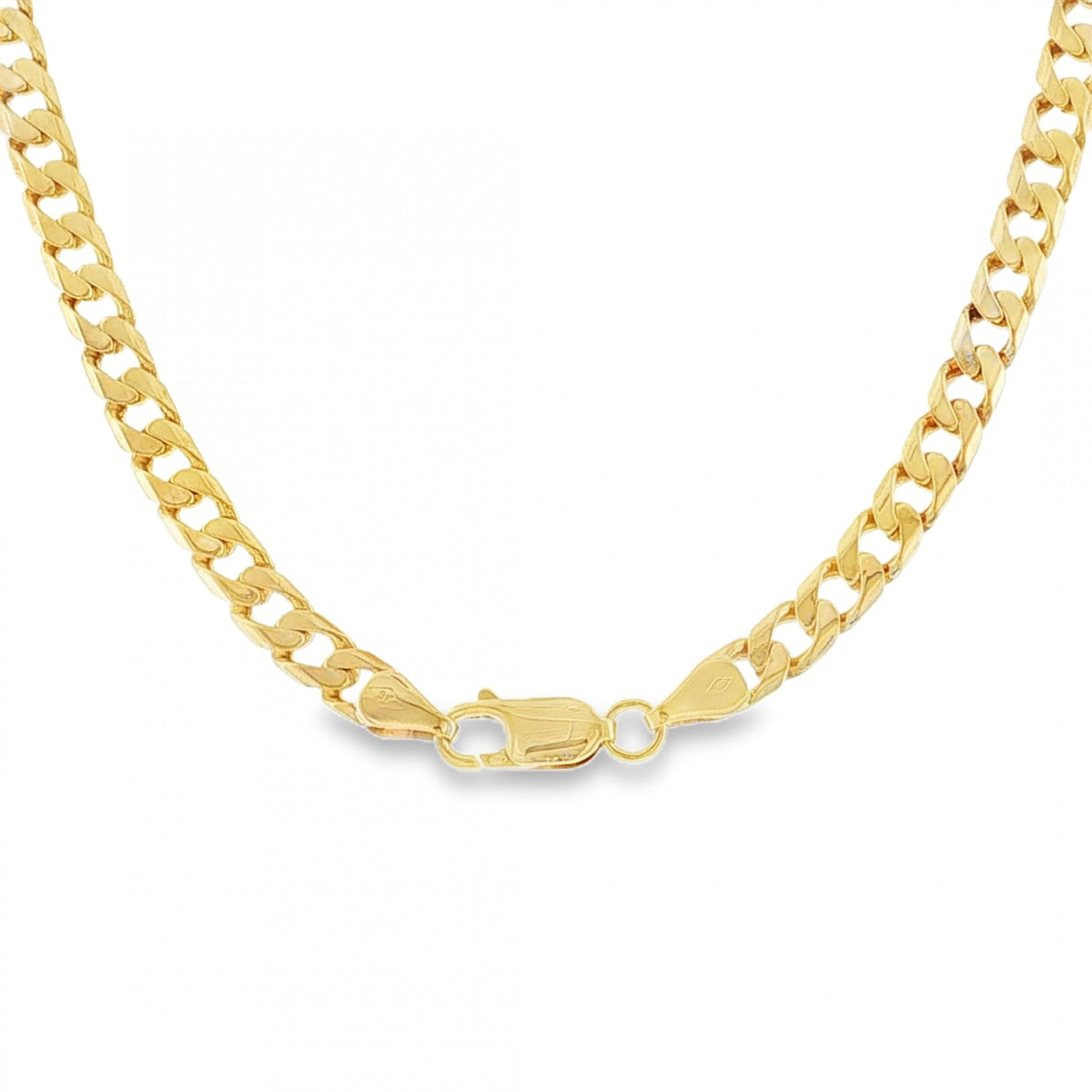 9ct Yellow Gold Curb Chain - 22" - 29.7g
