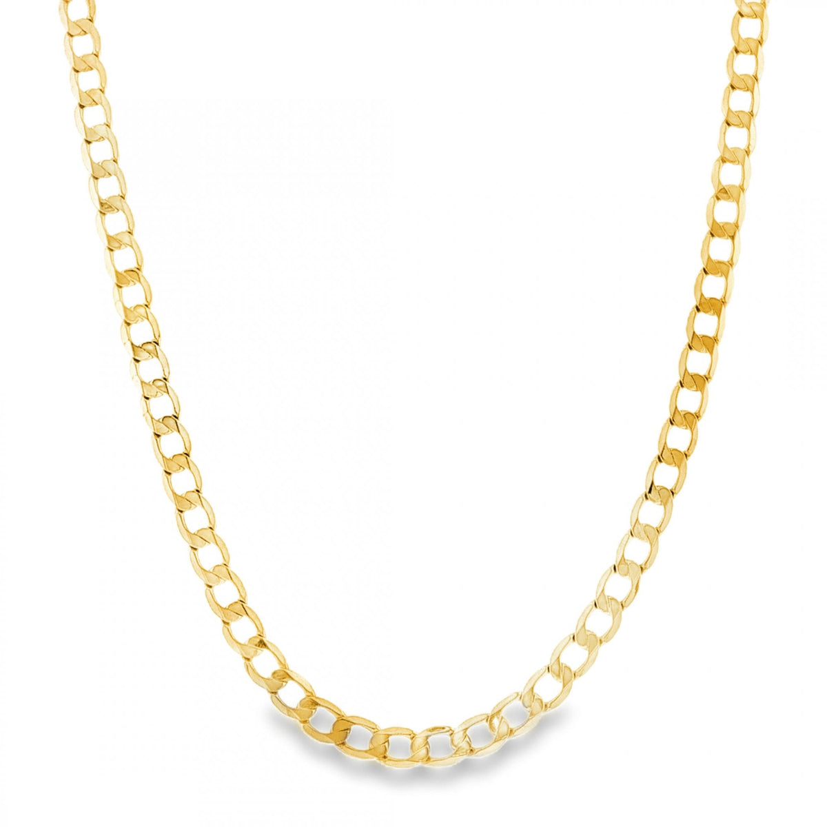 9ct Yellow Gold Curb Chain - 20" - 14.7g