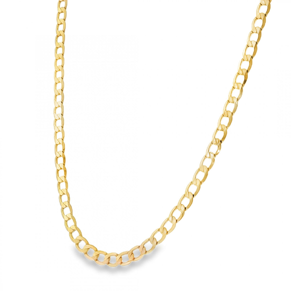 9ct Yellow Gold Curb Chain - 20" - 14.7g