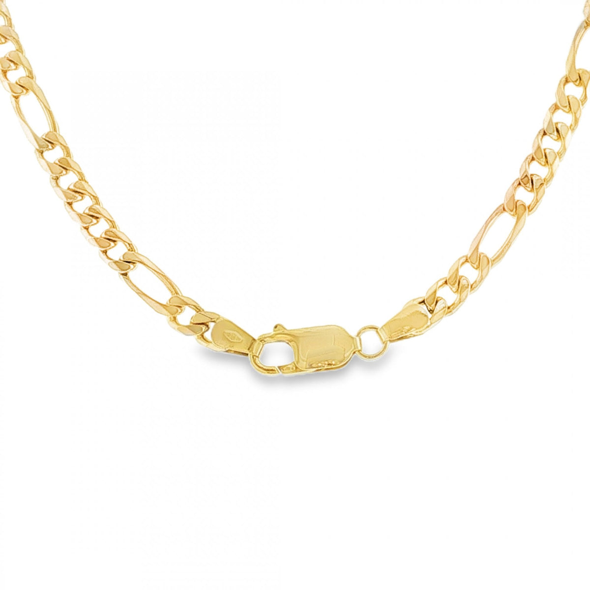 9ct Yellow Gold Figaro Chain - 19” - 18.9g