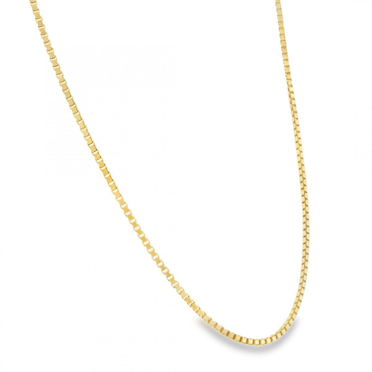 9ct Yellow Gold Box Chain - 24" - 14.0g