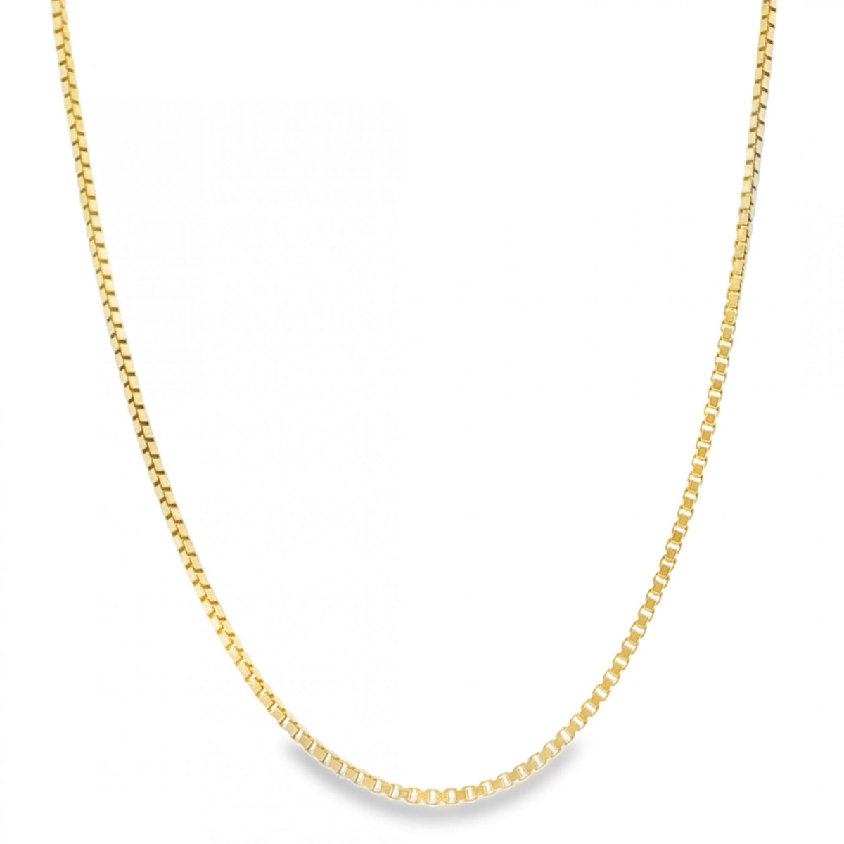 9ct Yellow Gold Box Chain - 24" - 14.0g