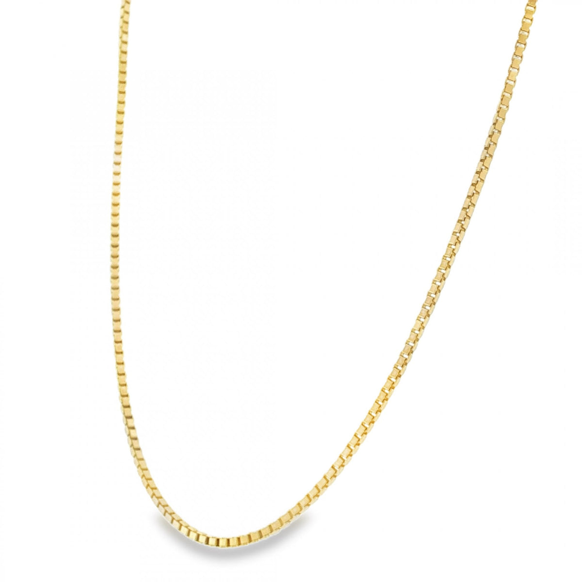 9ct Yellow Gold Box Chain - 24" - 14.0g