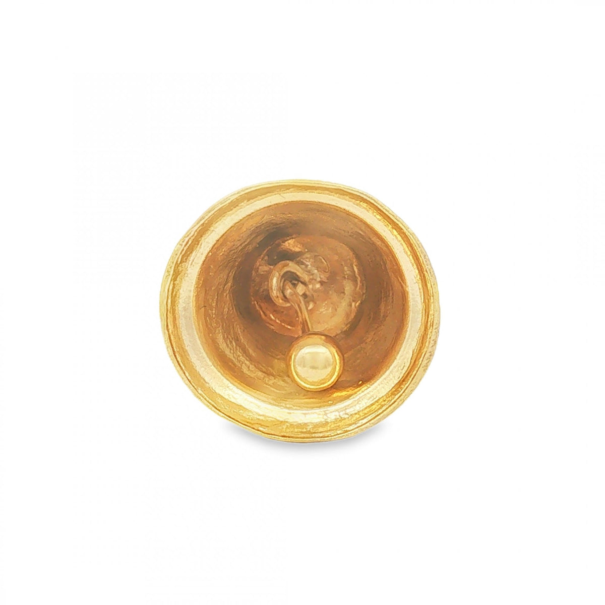 9ct Yellow Gold Large Fancy Bell Charm - 19x18x18mm - 4.5g