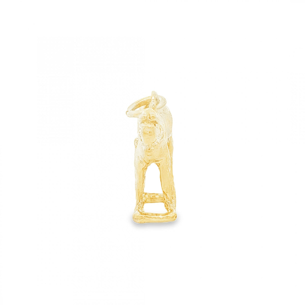 9ct Yellow Gold Rocking Horse Charm - 18x16x5mm - 2.9g