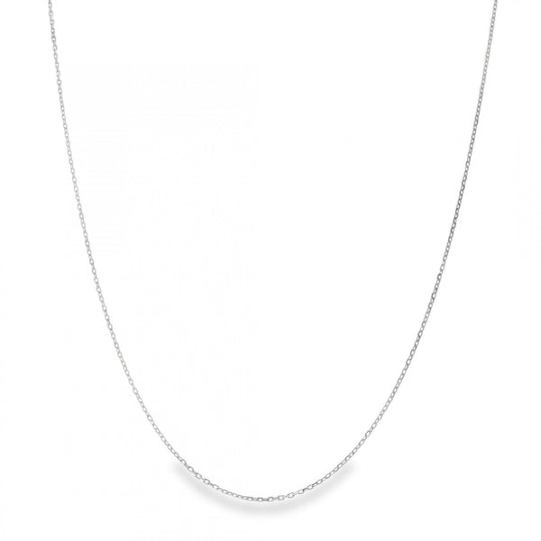 950 Platinum 1mm Fine File Trace Chain - 20" - 2.3g