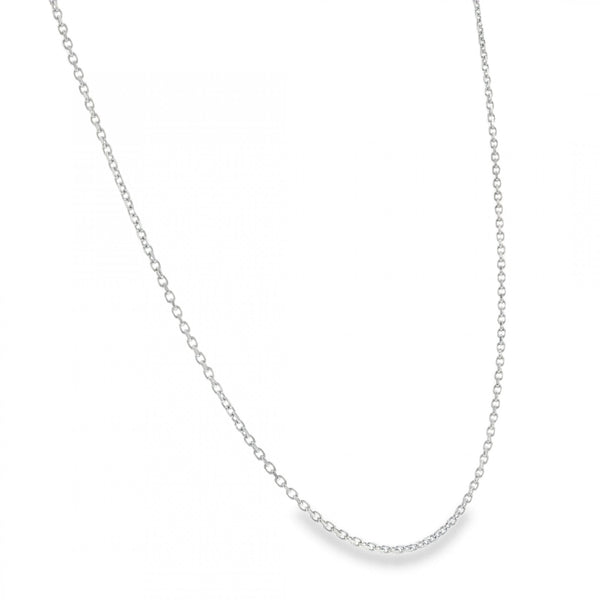 950 Platinum 1.5mm Fine File Trace Chain - 20" - 6.7g