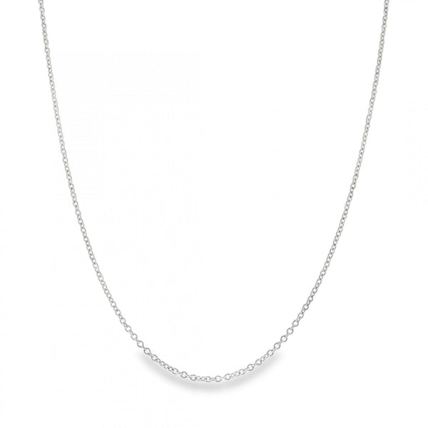 950 Platinum 1.5mm Fine Trace Chain - 18" - 5.3g