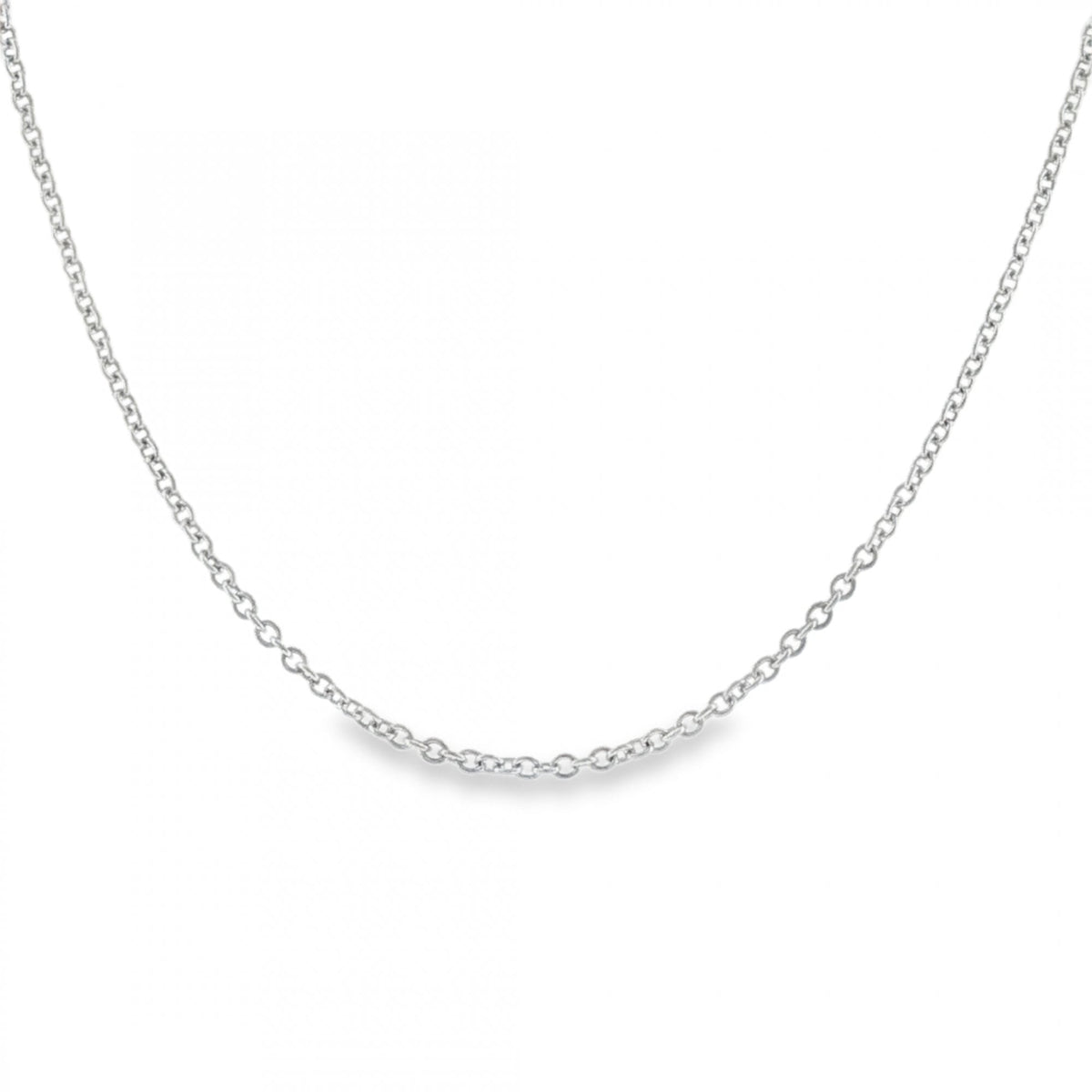 950 Platinum 1.5mm Fine Trace Chain - 18" - 5.3g