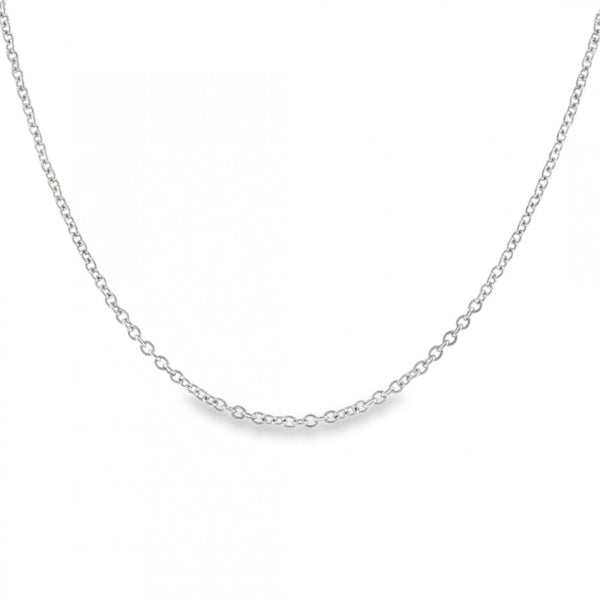 950 Platinum 1.5mm Fine Trace Chain - 18" - 5.3g