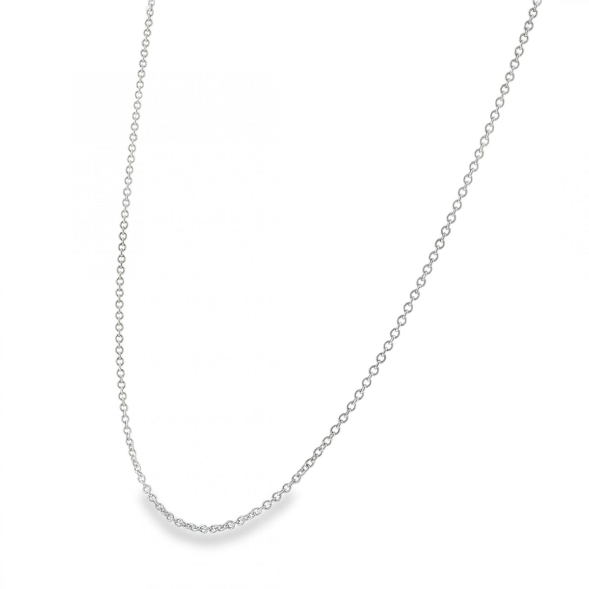 950 Platinum 1.5mm Fine Trace Chain - 18" - 5.3g
