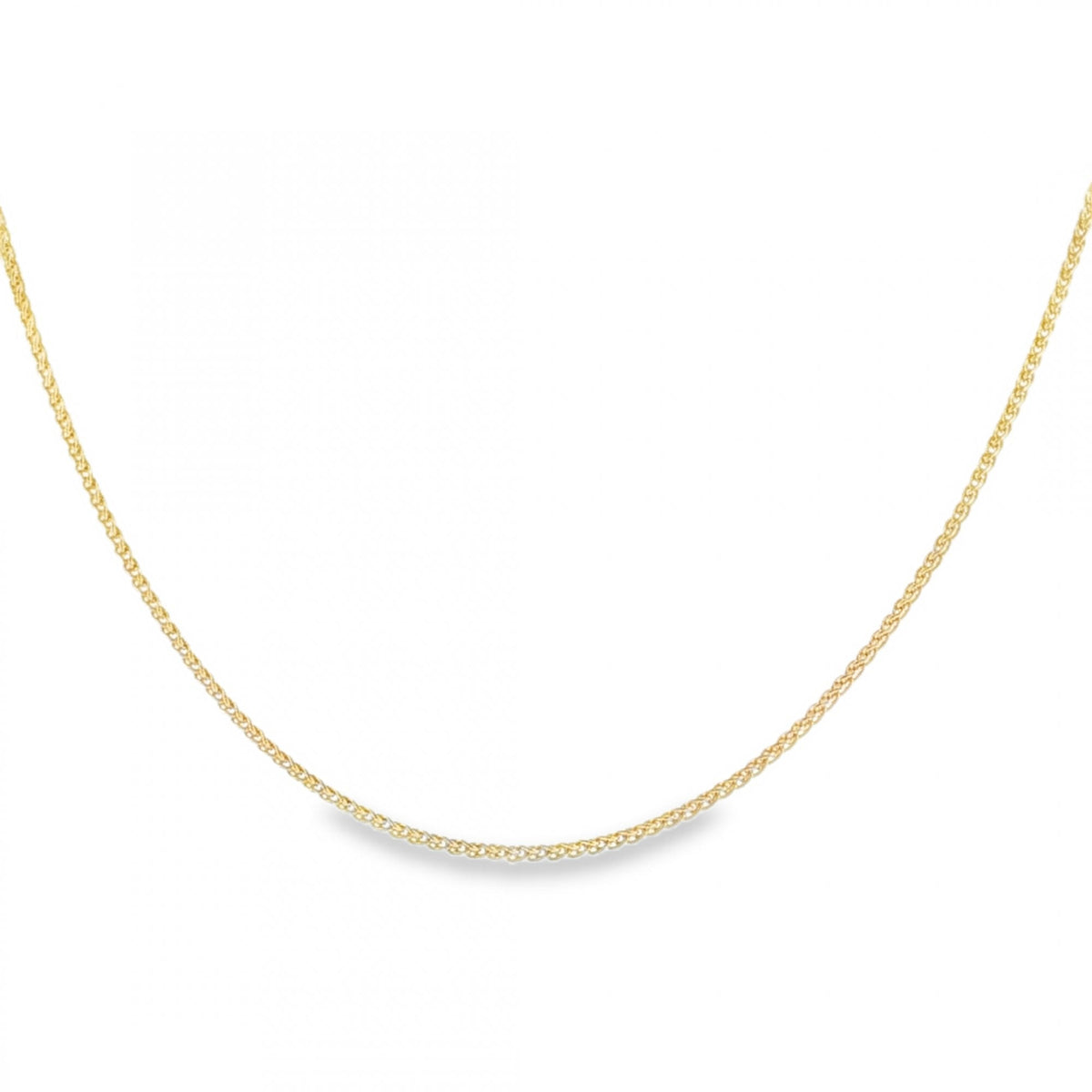 18ct Yellow Gold Spiga Chain - 20" - 2.9g