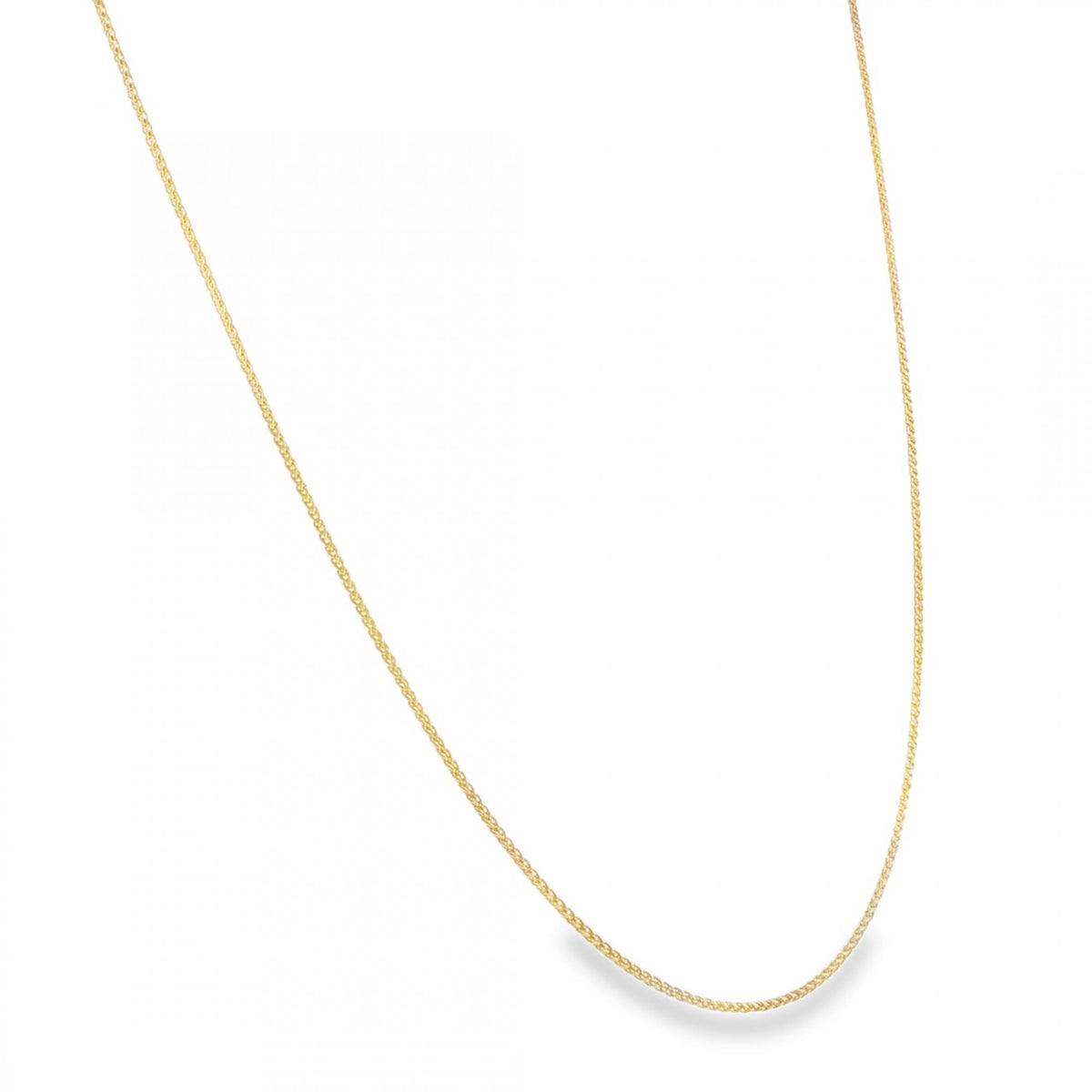 18ct Yellow Gold Spiga Chain - 20" - 2.9g