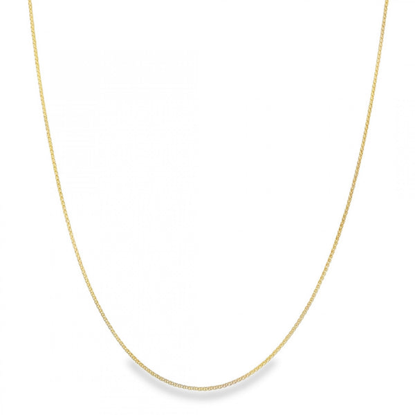 18ct Yellow Gold Spiga Chain - 20" - 2.9g