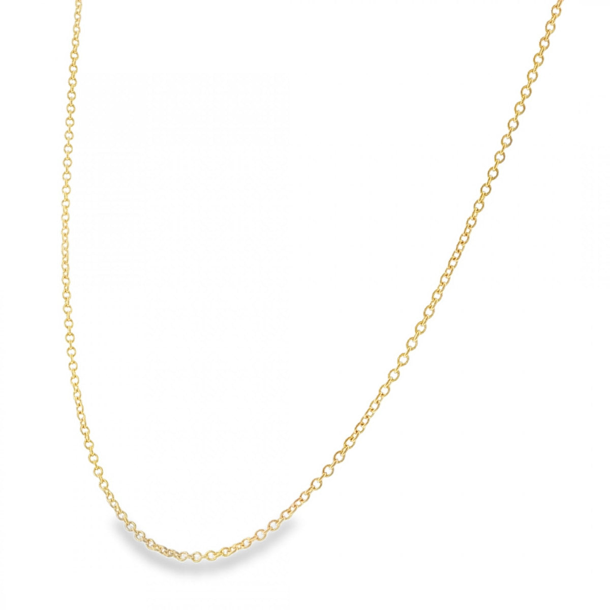 9ct Yellow Gold Closed Trace Chain - 18/20" - 3.4g
