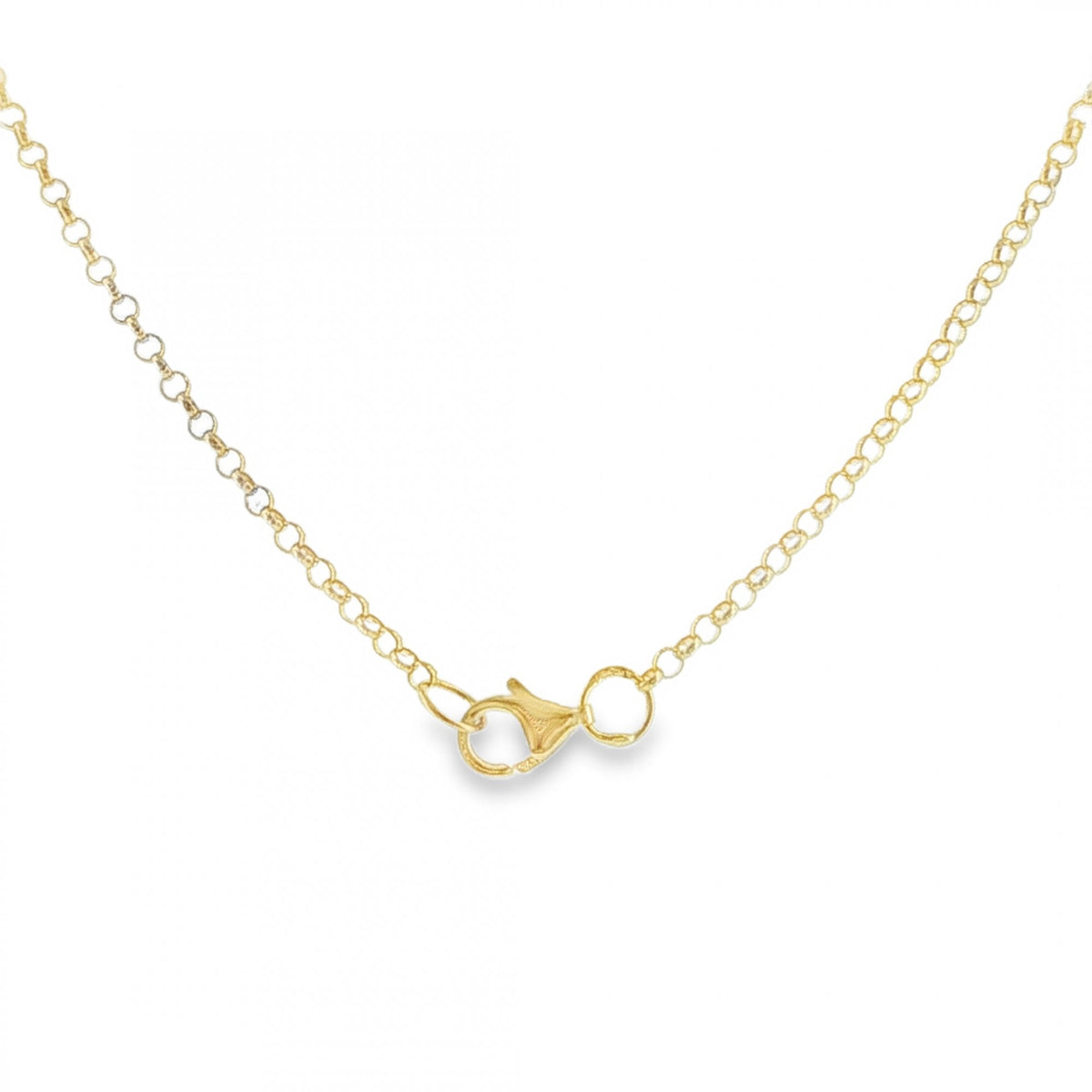 9ct Yellow Gold Round Belcher Chain - 18" - 2.5g