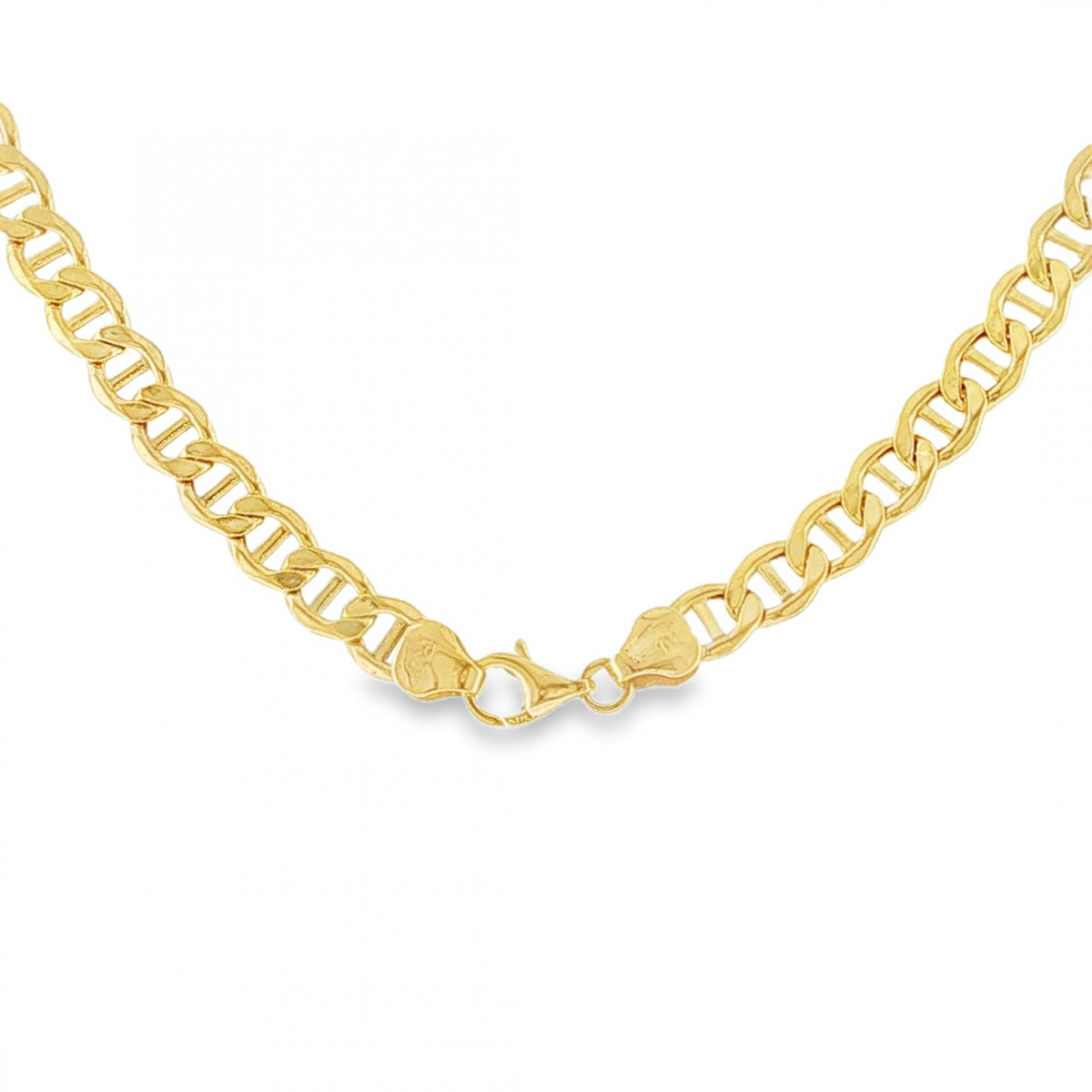 9ct Yellow Gold Hollow Anchor Chain - 18" - 5.4g