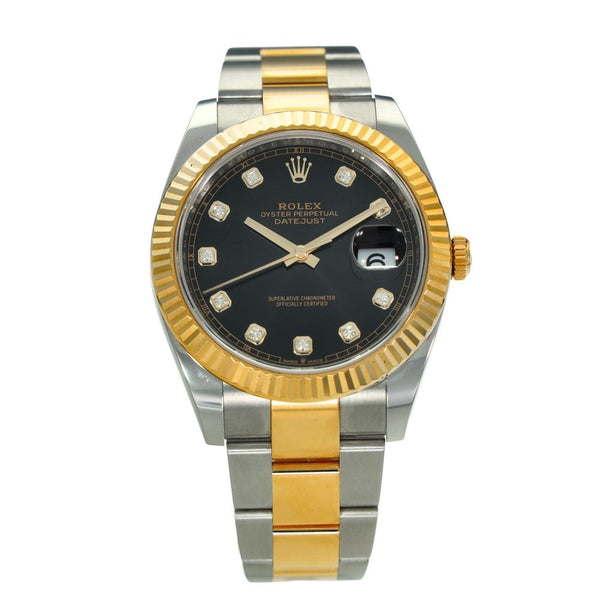 Datejust 41 126333 - Black Diamond Dial - 2022