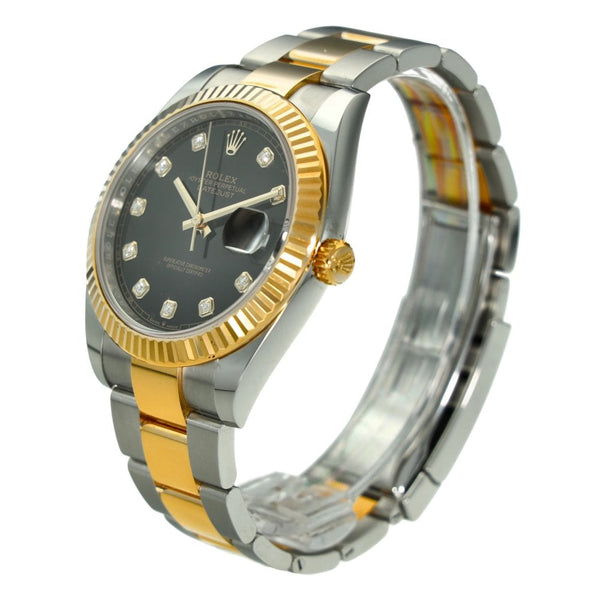 Datejust 41 126333 - Black Diamond Dial - 2022