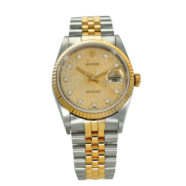 Datejust 16233 - Champagne Jubilee Diamond Dial - 1998