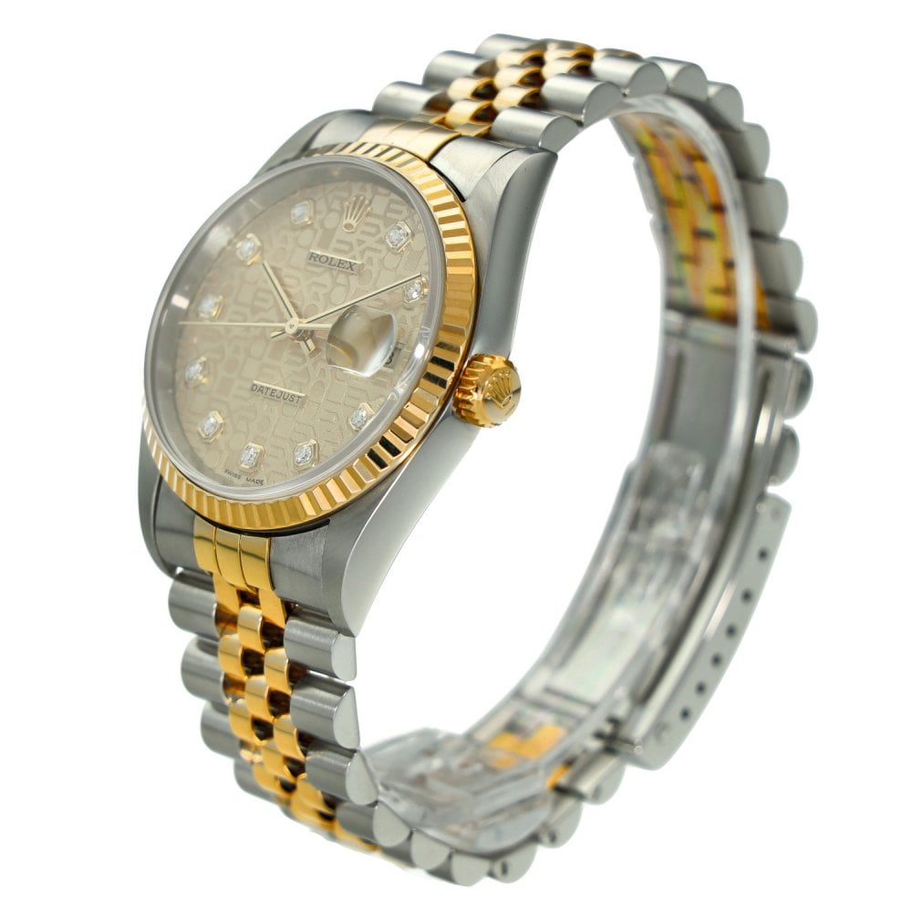 Datejust 16233 - Champagne Jubilee Diamond Dial - 1998