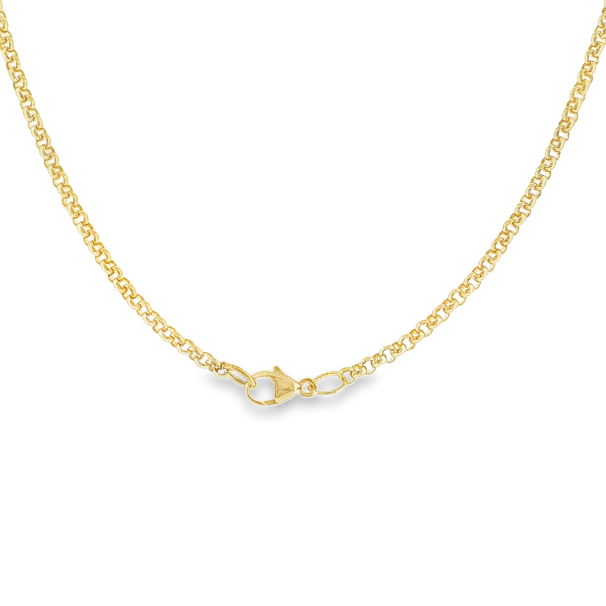 9ct Yellow Gold Round Belcher Chain - 27" - 11.3g