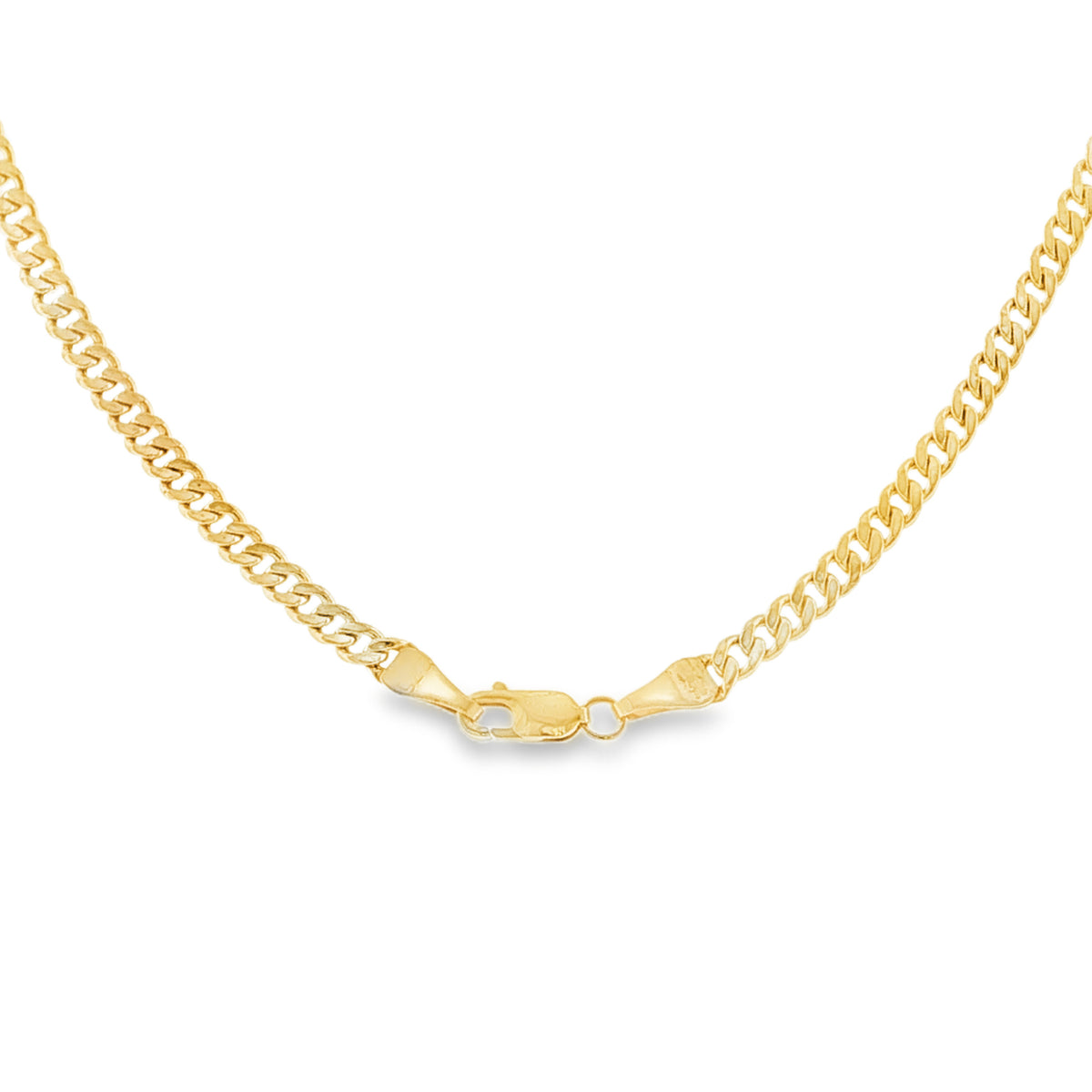 9ct Yellow Gold Fine Curb Chain - 20" - 4.2g