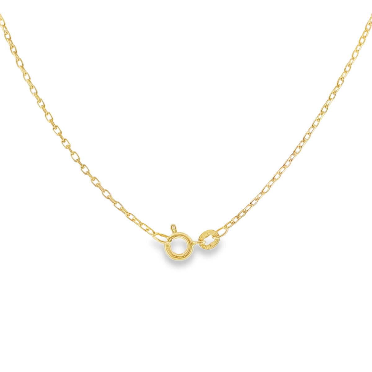 9ct Yellow Gold Fine Trace Chain - 16" - 2.1g