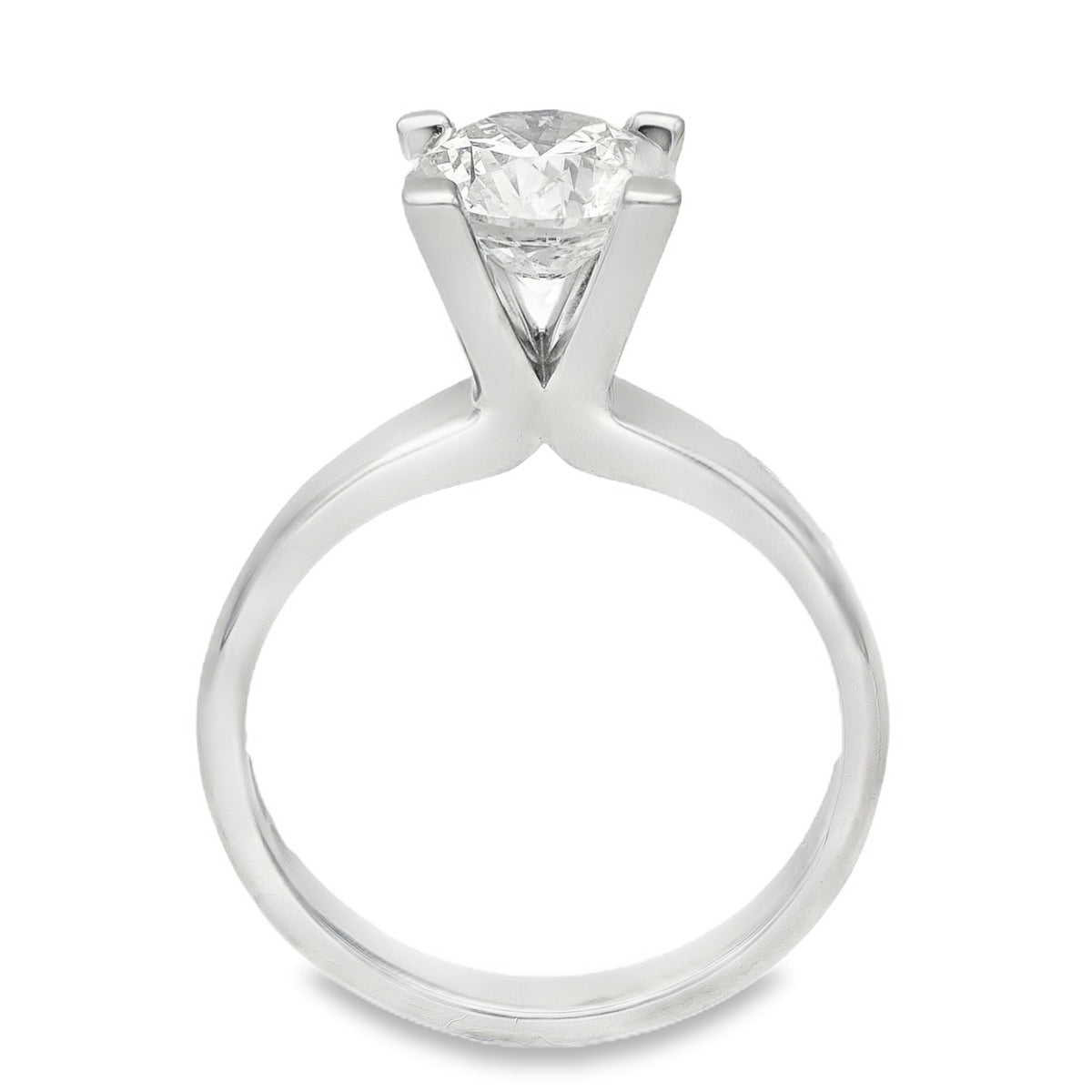 18ct White Gold Diamond Solitaire Engagement Ring - 1.64ct