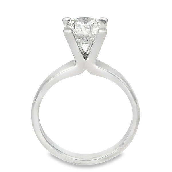 18ct White Gold Diamond Solitaire Engagement Ring - 1.64ct
