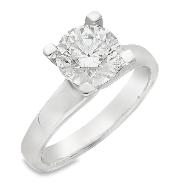 18ct White Gold Diamond Solitaire Engagement Ring - 1.64ct