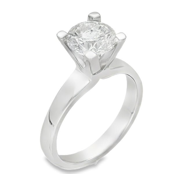 18ct White Gold Diamond Solitaire Engagement Ring - 1.64ct