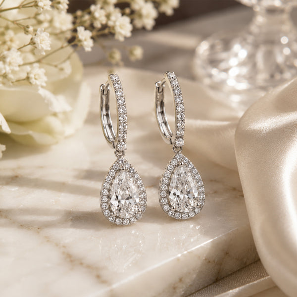 April Birthstone Earrings
