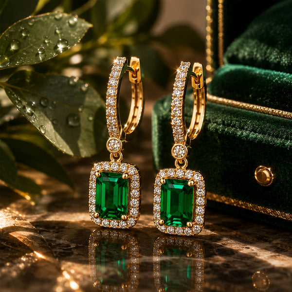 May Birthstone Earrings