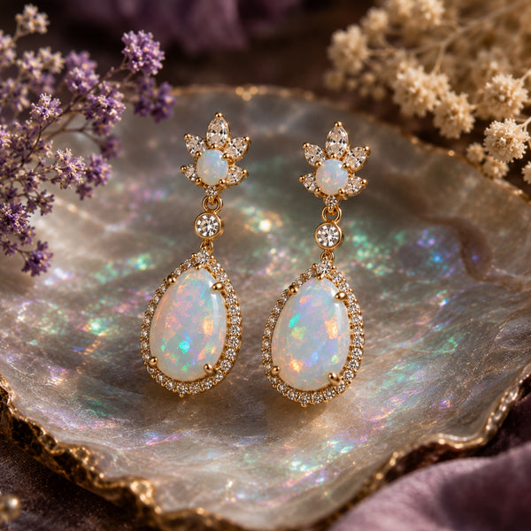 October Birthstone Earrings