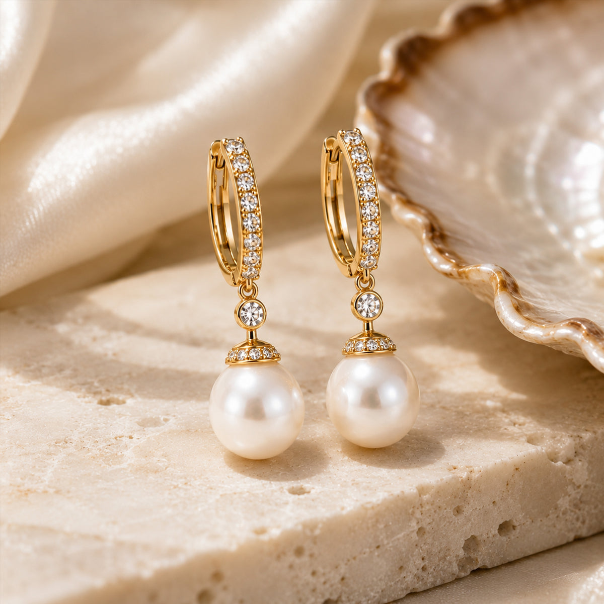 June Birthstone Earrings