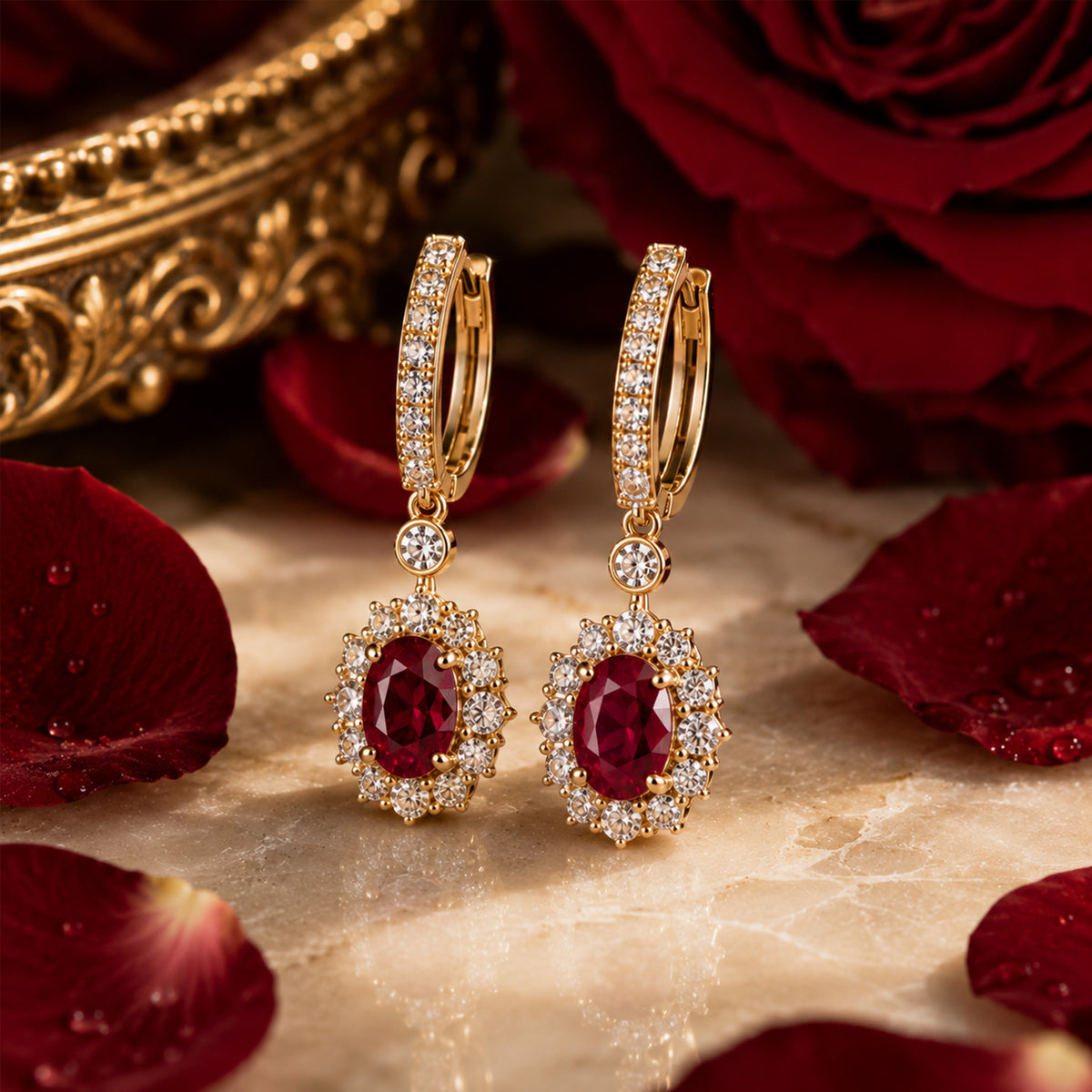 July Birthstone Earrings