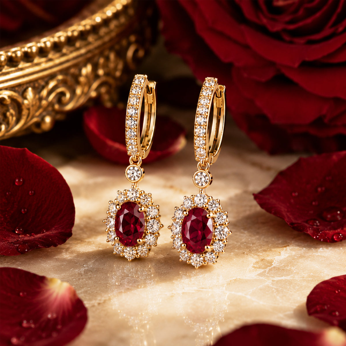 July Birthstone Earrings
