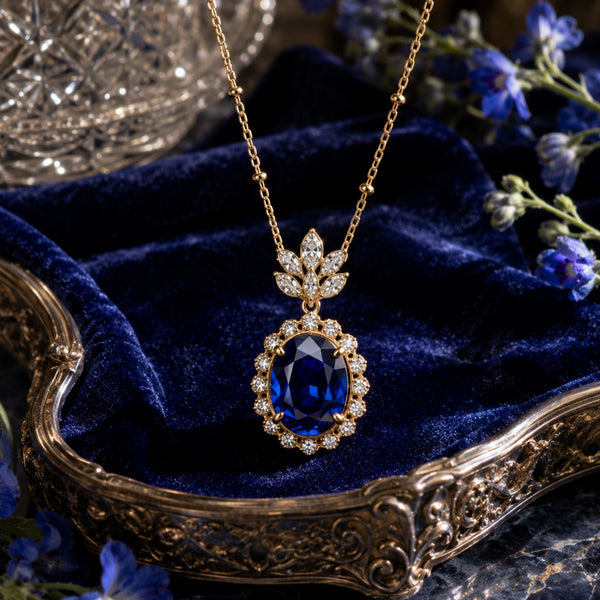 September Birthstone Necklace Pendants