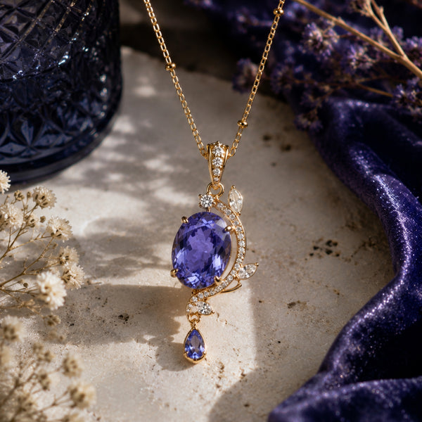 December Birthstone Necklace Pendants