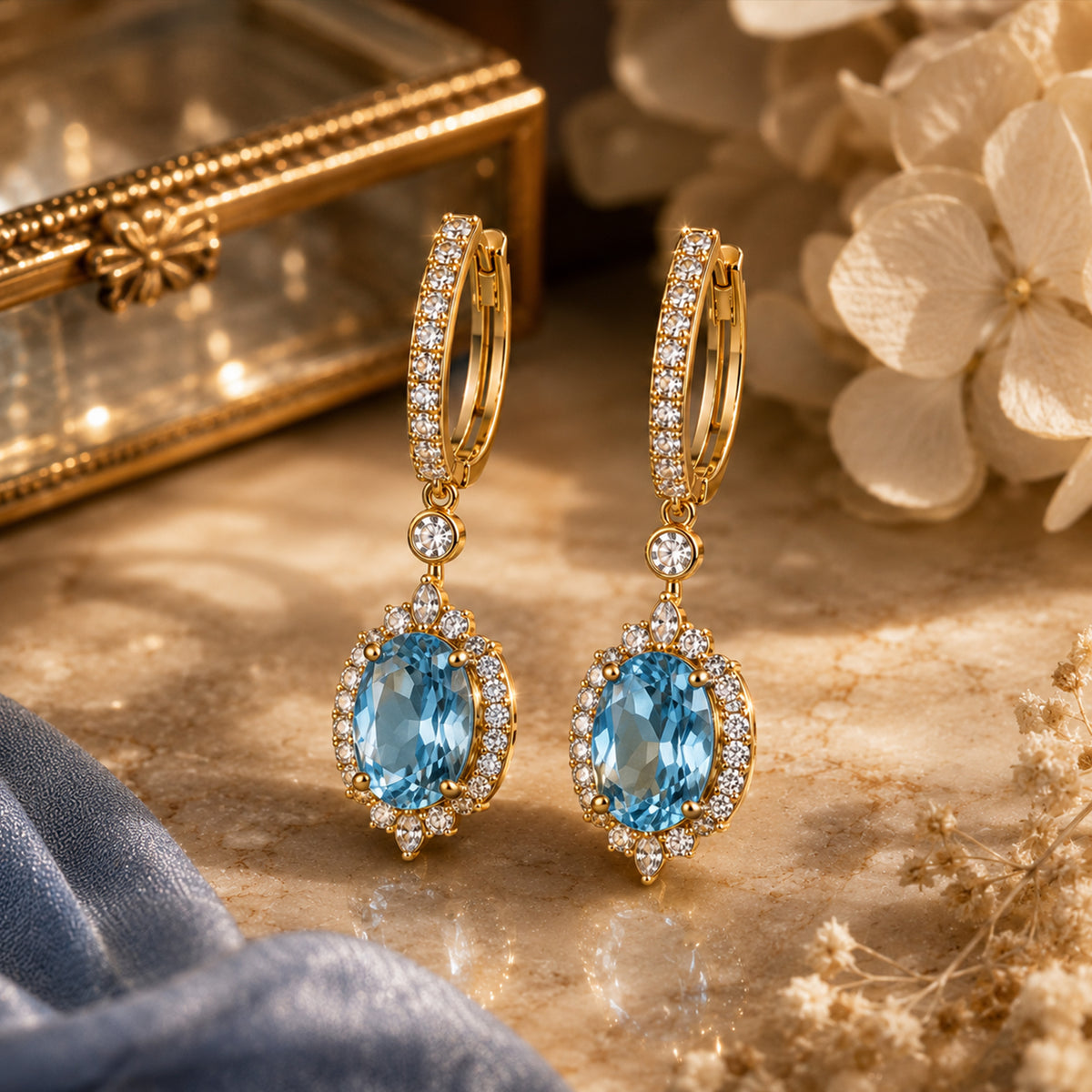 November Birthstone Earrings