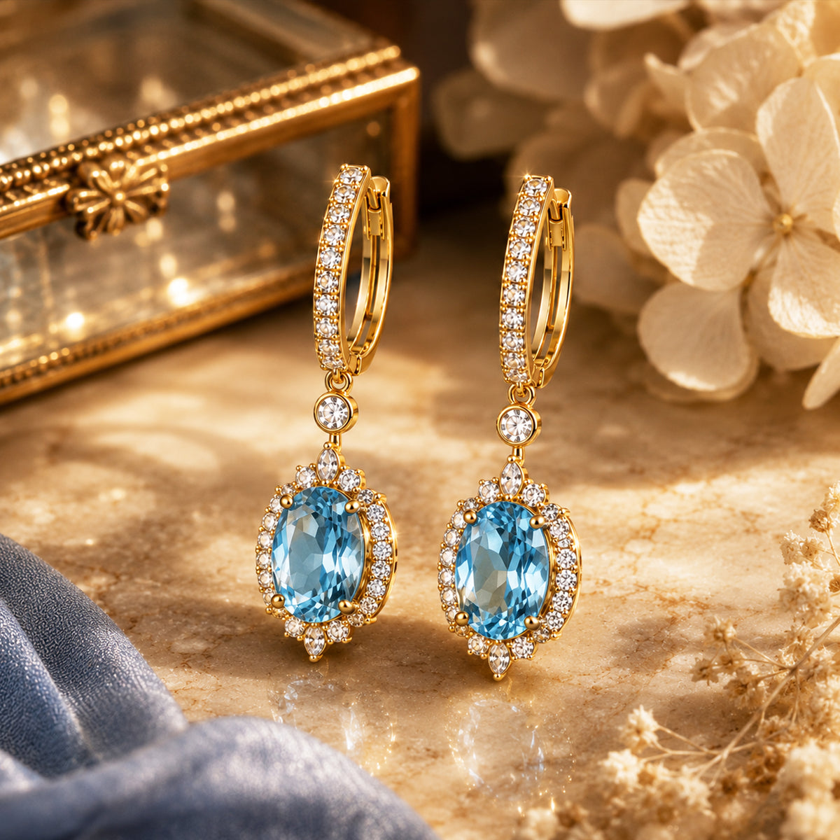 November Birthstone Earrings