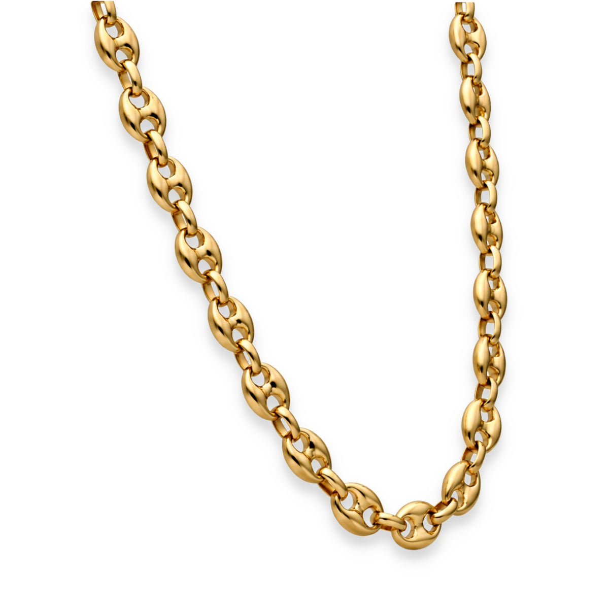 9ct Yellow Gold Heavy Anchor Curb Chain 29" - 53.5g