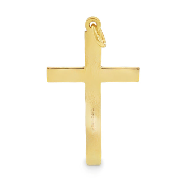 9ct Yellow Gold Cross 1.1