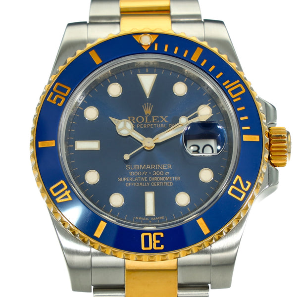 Rolex Submariner 116613LB - Blue Dial - 2013