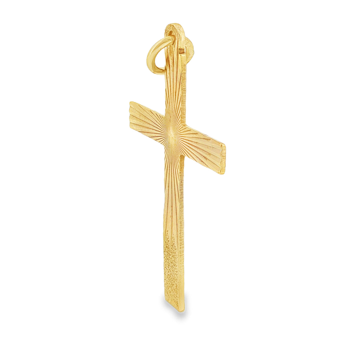 9ct Yellow Gold Cross 1.1