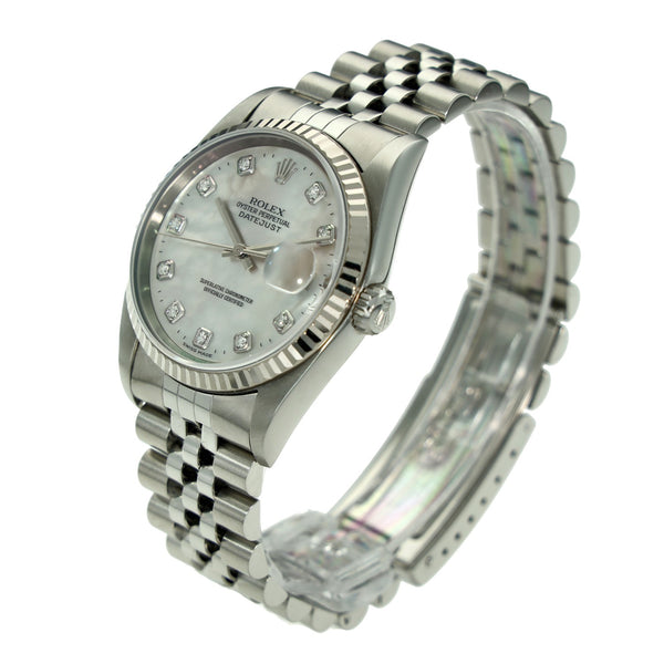 Datejust 16234 - Mother of Pearl Diamond Dial - 2005