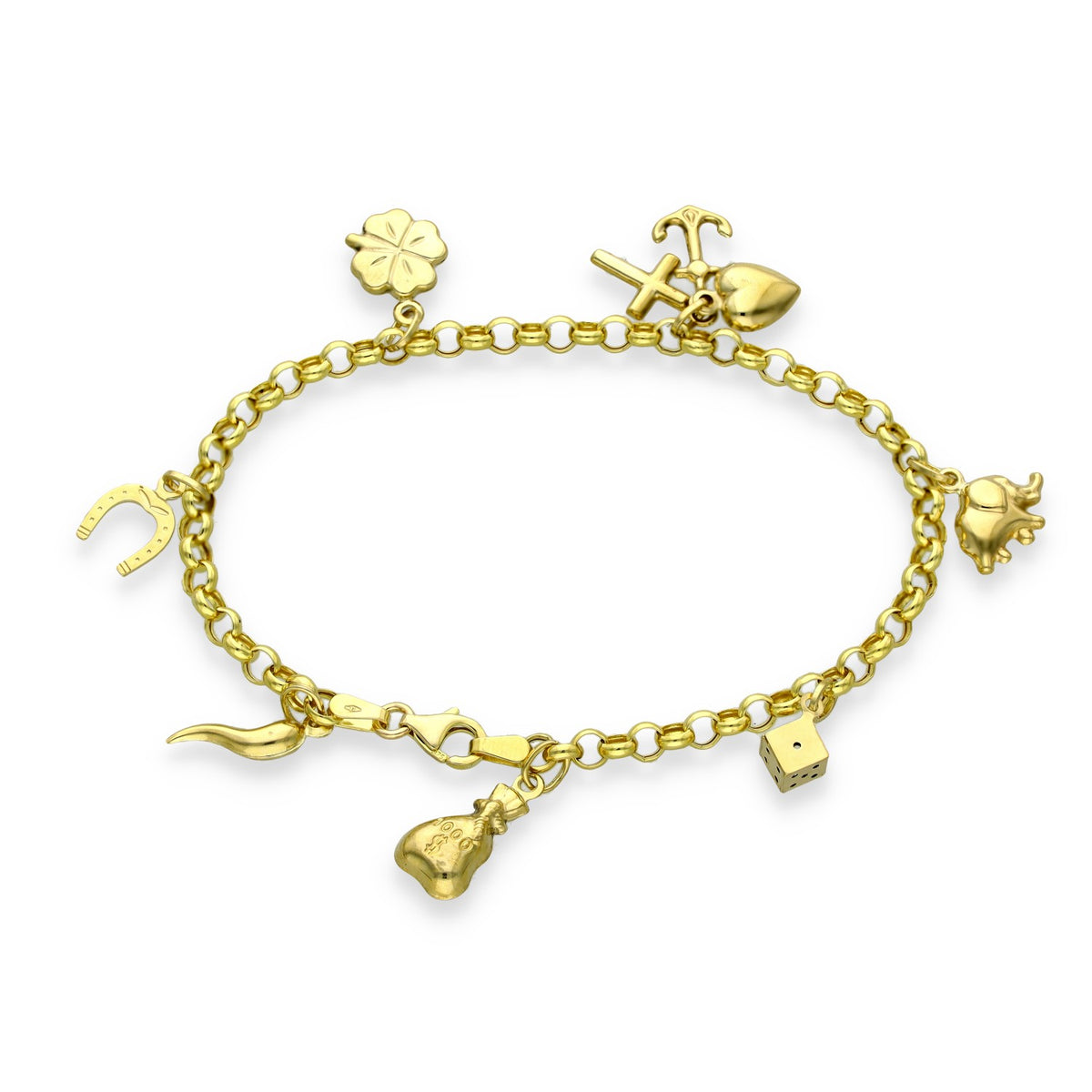 7"Hllw Bel x7 Ass Charms (A5608032)